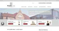 Desktop Screenshot of flex-fonds.de
